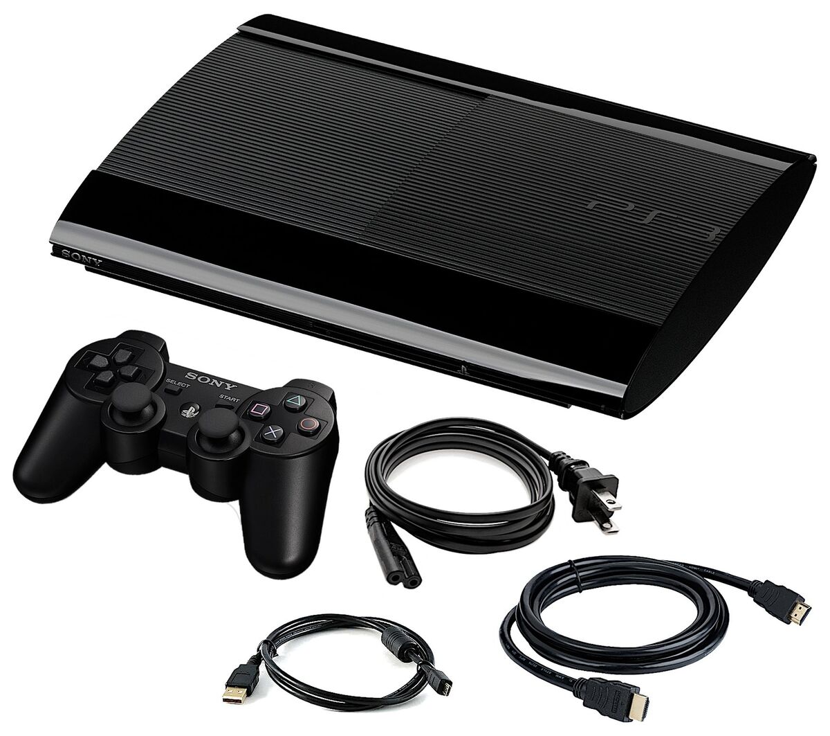 Sony PlayStation 3 Slim Console 500GB - Black