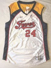 TAMIKA CATCHINGS WNBA Indiana Fever Team Issued Game sign Rookie Jersey & Shorts