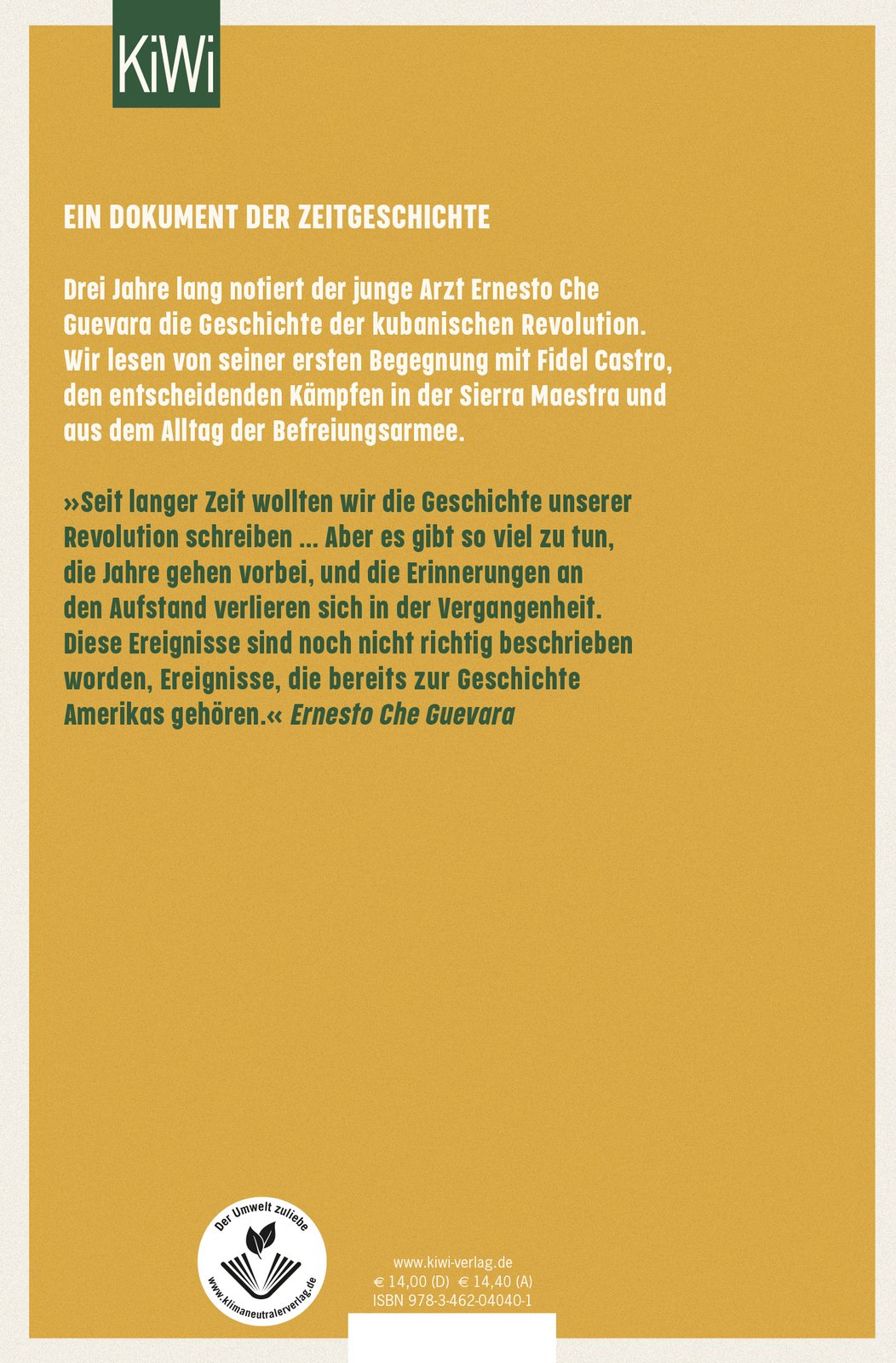 Thumbnail - Ernesto Che Guevara / Kubanisches Tagebuch