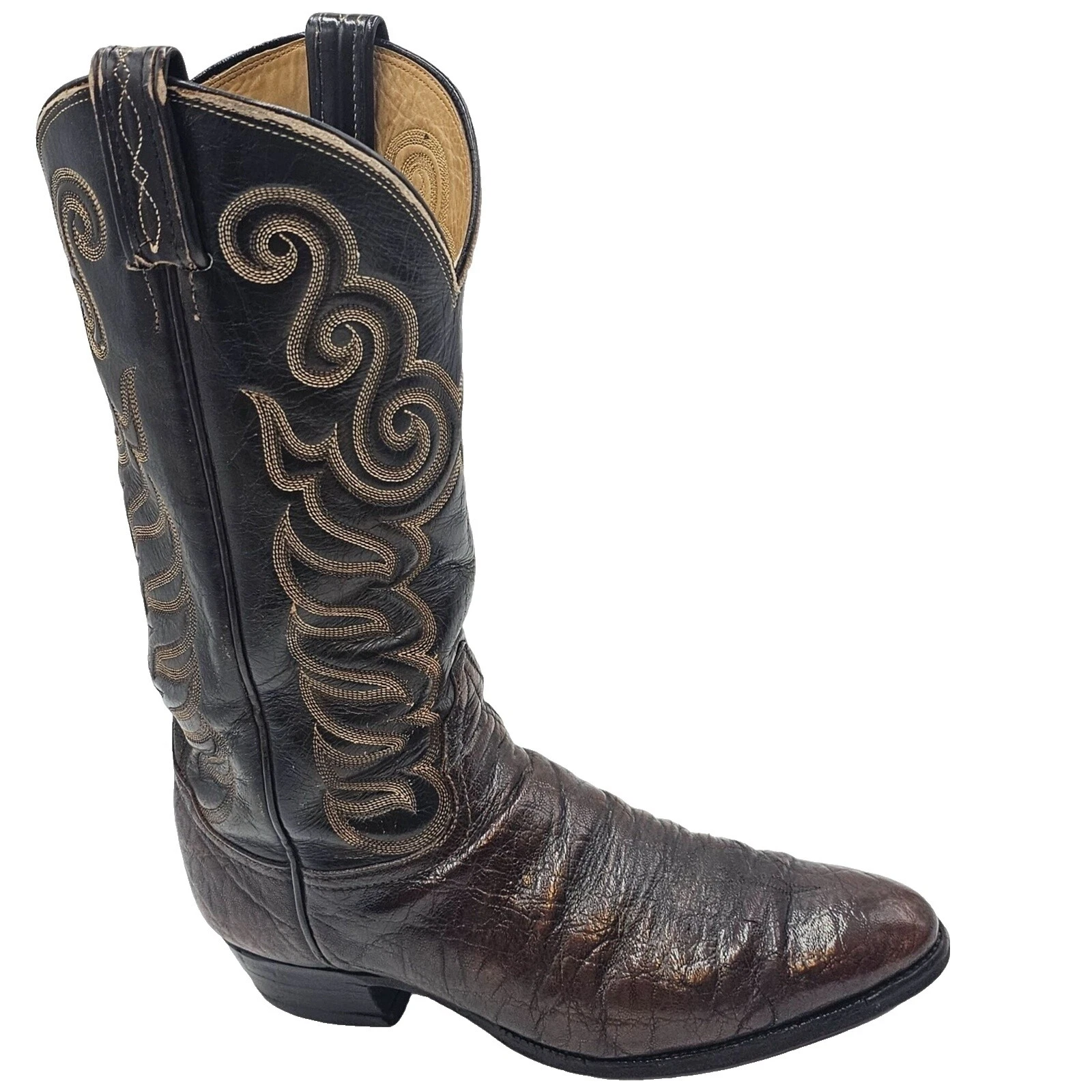 Botas Marrón Estampado Animal Tony Lama para hombres