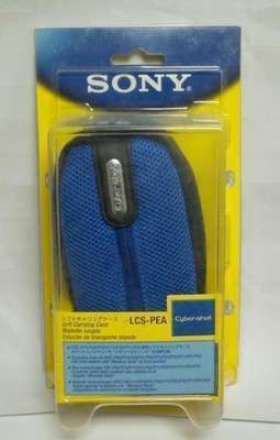 Sony LCS-PEA Soft Case for Digital Photo Camera - Nylon/Polyester - Blue
