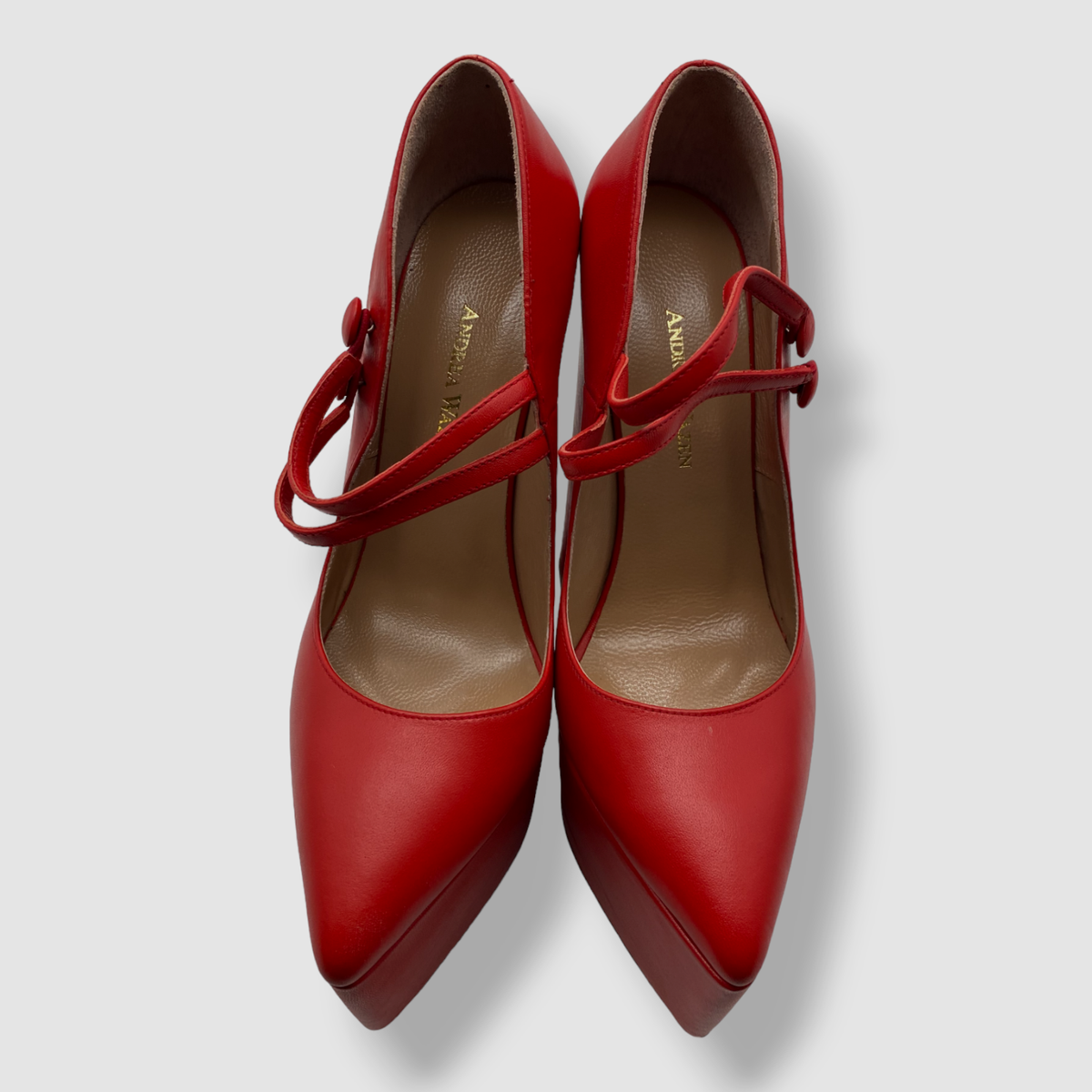 靴 epine double strap goa pumps Pumps with an ankle strap, in off-white - Paul Green