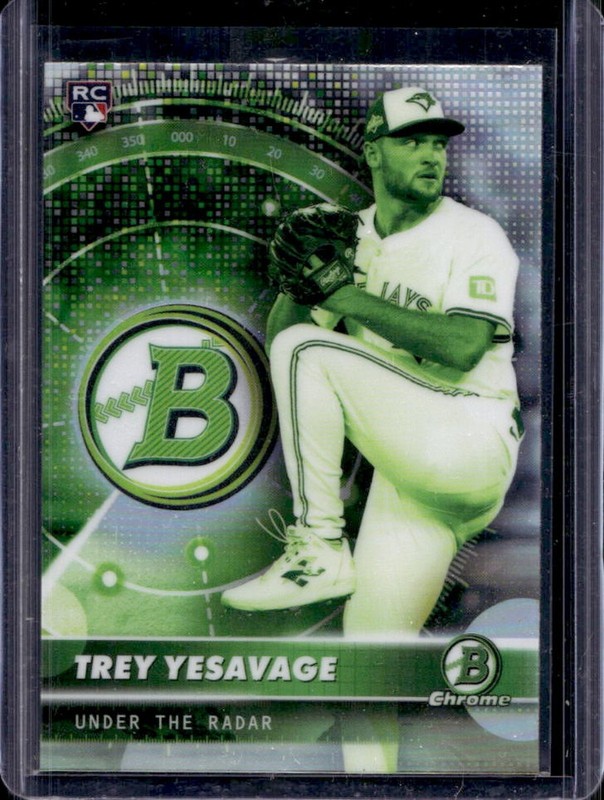 2026 Bowman Trey Yesavage Under the Radar Chrome RC Rookie #UR-15 Blue Jays