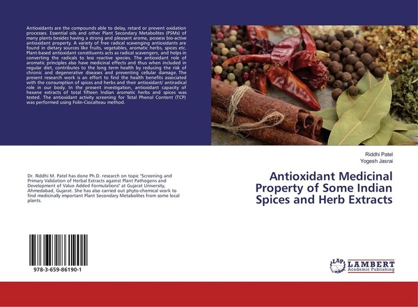 Antioxidant Medicinal Property Of Some Indian Spices And Herb Extracts Riddhi Pa-image