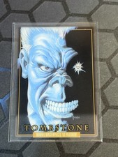 2024 SkyBox Marvel Masterpieces 92 Platinum Tombstone #99 Clear Cut