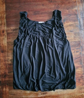 Trägertop von Orsay Top! Gr. L 40 schwarz Trägershirt Shirt