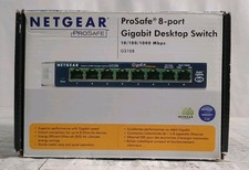 NETGEAR GS108 ProSafe (GS108-400NAS) 8 Port Standalone Gigabit Ethernet Switch
