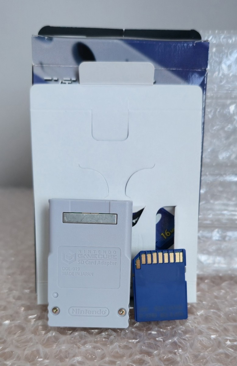 Rare Gamecube Official SD Card Adapter Memory Card Nintendo DOL