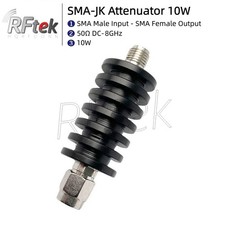 SMA 10W DC-8GHz 50 RF Coax Fixed Attenuator 3-60dB 3dB 6dB 10dB 20dB 30dB 50dB