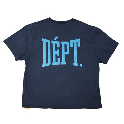 GALLERY DEPT Tシャツ　ヴィンテージ加工 ネイビー Gallery Dept Gym Logo Vintage Tee (100% Authentic) Blue | eBay