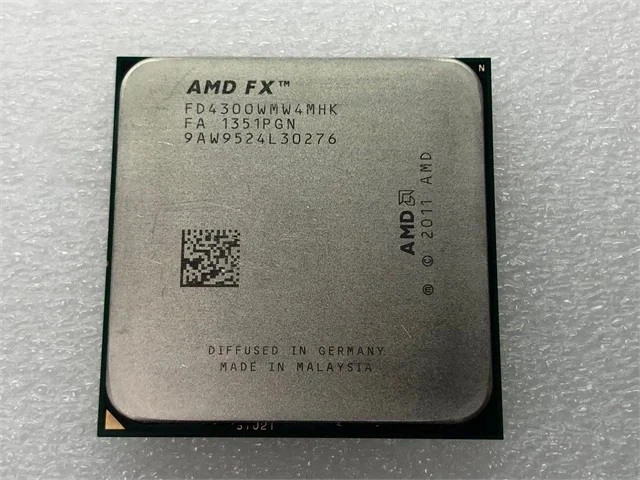 AMD FX-4300 FD4300WMW4MHK Quad-Core 3.8GHz-4.0GHz AM3+ Processor 4C CPU Tested - Image 3 of 4