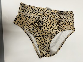 Victoria's Secret Animal Print High-Waisted Underwire Padded Bikini Set 34B, M