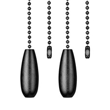 Ceiling Fan Pull Chain 12 inch Wooden Pendant ExtensionChains for Mounted Cei...