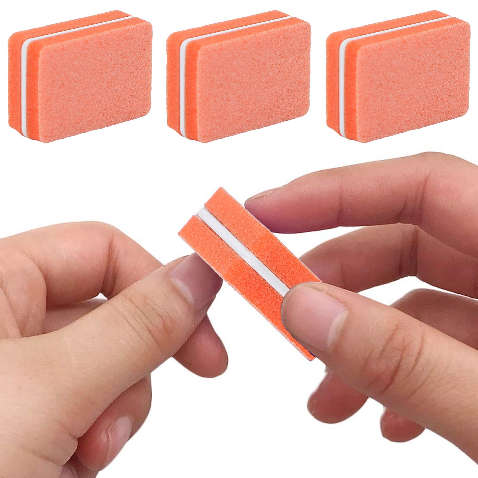 ༝30pcs Mini Nail Buffer Professional Portable Home Salon Nail Buffing Sanding