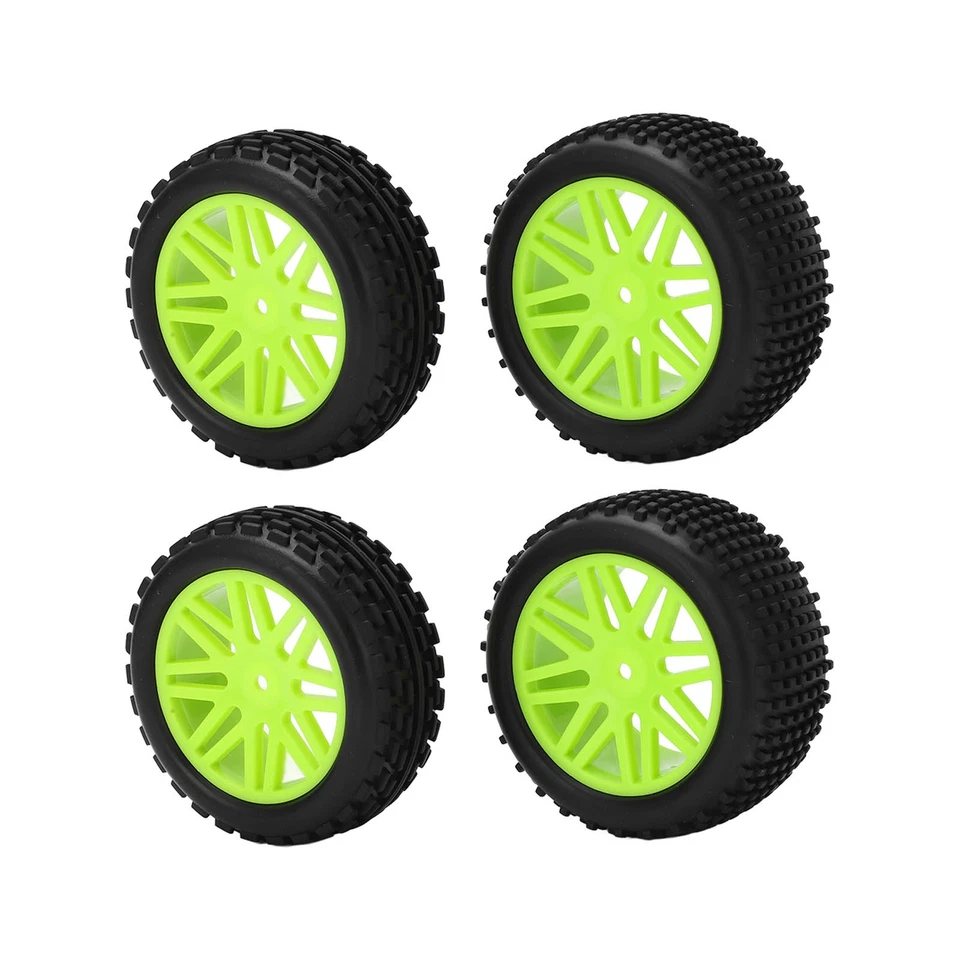 (Grün) 86mm Felge Gummireifen Mit V-Loch Umriss Für WLToys 144001 124018 1 DY^ - Bild 2 von 4