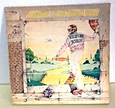ELTON JOHN GOODBYE YELLOW BRICK ROAD 2XLP 33 RPM 1973 DJM RECORDS ITALY GATEFOLD