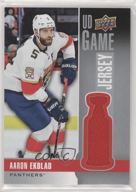 2019-20 Upper Deck UD Game Jersey Aaron Ekblad #GJ-AE a2k