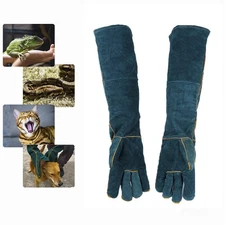 Anti-Bite Work Gloves, Regular 60cm/ 23.6 Inch Bite Resistant Animal Handling...