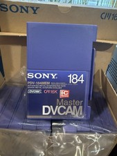 Lot Of 10 Sony Pdv-184mem Sealed In Box DVCAM PRODUCTION MASTER BLANK.