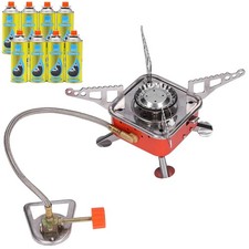 Foldable Outdoor Picnic Camping Hiking Portable Gas Stove With Piezo Ignition