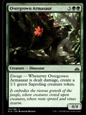 2018 Rivals of Ixalan Overgrown Armasaur Expansion/Common #141