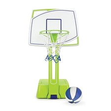 Equinox Pool Basketball Hoop Set with Ball, Adjustable Poolside Goal, Multicolor