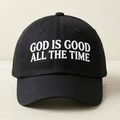 Inspirational Faith Message Embroidered Dad Hat Adjustable Baseball Cap Unisex