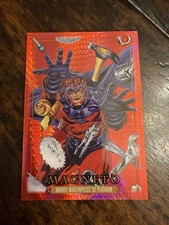 Marvel Masterpieces ’92 Platinum Magneto /492 Red Prism #49 Skybox Upper Deck
