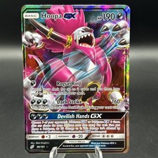 HOOPA GX - 2017 Pokemon TCG Sole e Moom Team Up 96/181 Holo Carta Rara - NM+