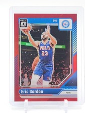 ERIC GORDON 2024-25 DONRUSS OPTIC BASKETBALL RED PRIZM #189 76ERS /99 Q3178