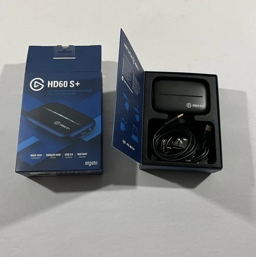 Elgato HD60 S+ Plus Game Capture Card 1080p60 up to 4K60 HDR Streaming PS5 Xbox