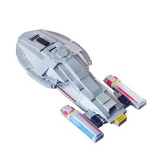 Spaceship Display Assembly Building Blocks USS Voyager NCC-74656 MOC Star Trek