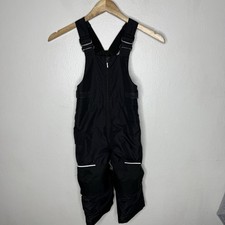 Columbia Kids Black Snow Bib Overalls Ski Grow System Kids 3T Winter Bibs Nylon