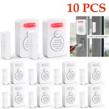 Entry Door Alarm Wireless Voice Windows Reminder Loud 90 dB for Home Security 10