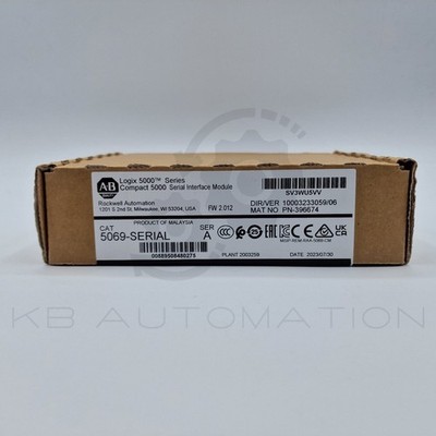 5069-SERIAL Allen-Bradley Compact 5000 2-Channel Serial Interface Module