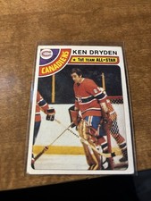 1979 Topps Ken Dryden first Team All-Star Number 50