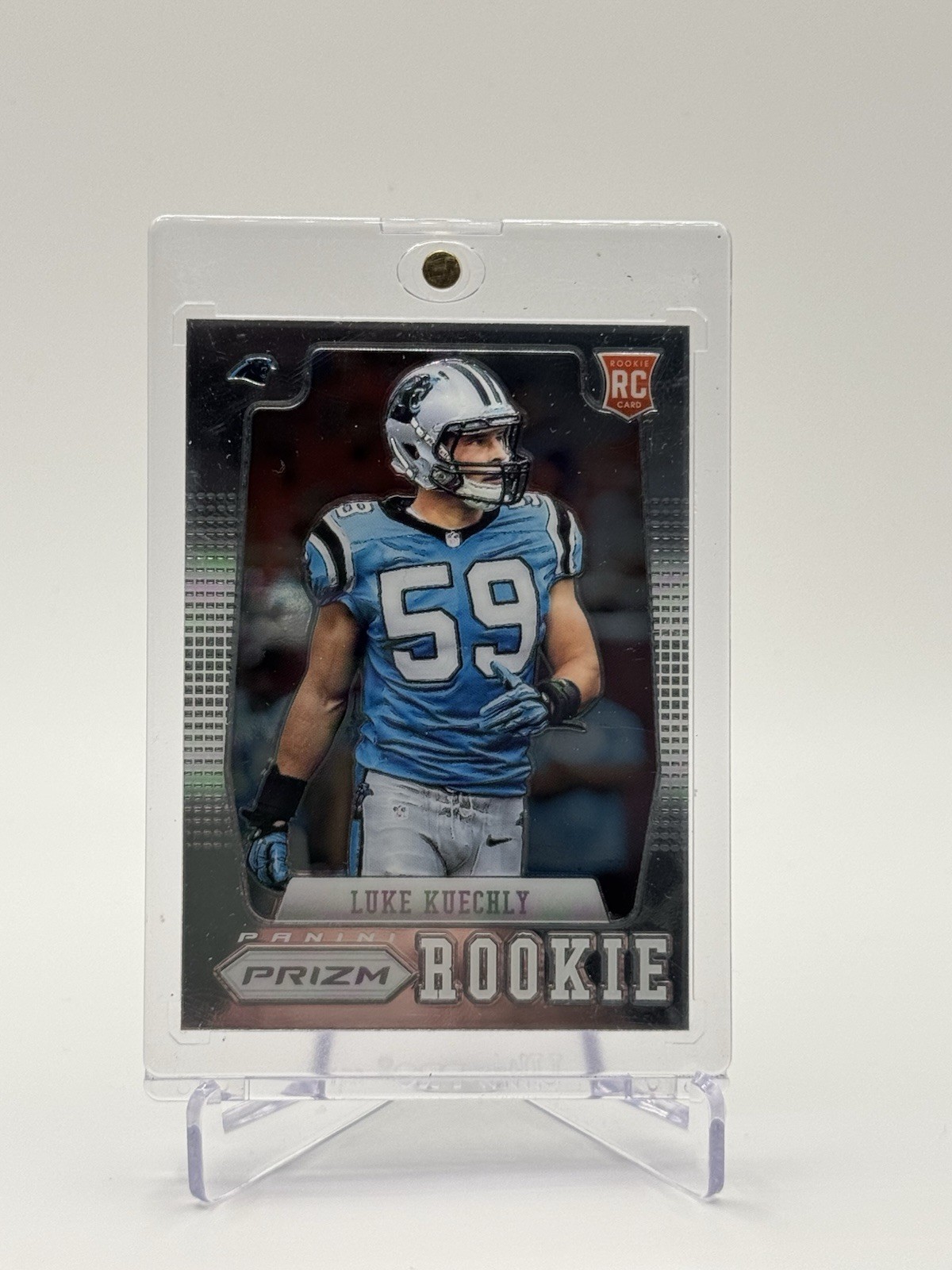 2012 Panini Prizm - Luke Kuechly #279 Blue Jersey (RC)