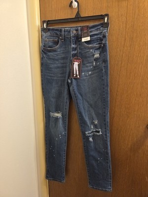 No Bo No Boundaries  Juniors Size 3 Destructed Girlriend Jeans New Nwt