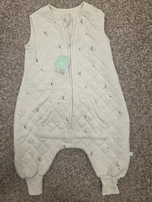 Tealbee Dreamsuit Beige Moon Stars Baby/Toddlers Wearable Blanket Sz 12m-2T