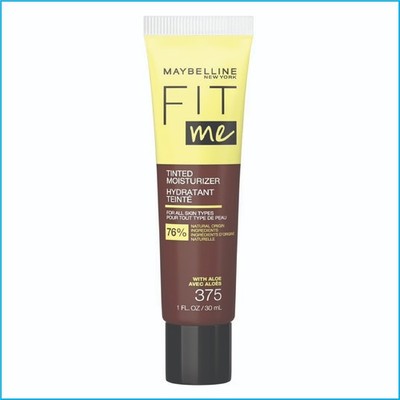 Maybelline Fit Me Tinted Moisturizer 375 Natural Coverage Face Makeup 1oz