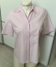 BARISAL Hemd-Bluse mit kurzem Ärmel, BW/Viskose, 38 rosa👌Nie getragen‼️