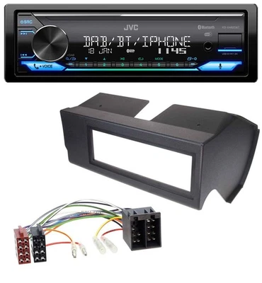 JVC Bluetooth DAB USB MP3 Autoradio für Fiat Panda (bis 2002) - schwarz - Bild 1 von 4
