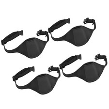 4 Pack Mic Belt for Fitness Microphone Belt Carrier Pouch Adjustable Waistban...