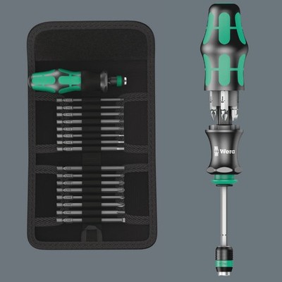 WERA Kraftform Kompakt 20 Tool Finder 1 - Kombi-Schrauber mit 6 Bits