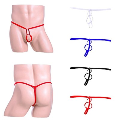 Unterwäsche Unterhose vorne O-Ring G-String Low Rise sexy T-Back Slip