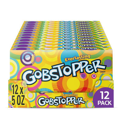 Wonka Gobstopper Everlasting Candy Jawbreaker Candy 5 oz Pack of 12