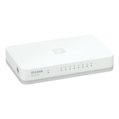 D-Link GO-SW-8G 8-Port Gigabit Ethernet Netzwerk Easy Desktop Switch 1000 Mbps