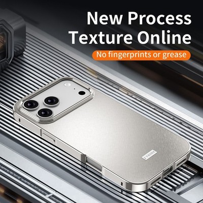 Handyhülle für iPhone Pro 17 16 15 14 Pro Max Aluminium Metall Bumper Case Cover
