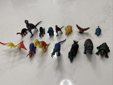 Vintage Dinosaur Figure Lot 15pc Unbranded PVC Prehistoric Toys 80s 90s Mixed