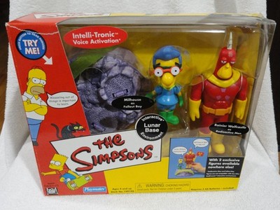 Playmates The Simpsons Interactive Lunar Base Environment Sealed NIB